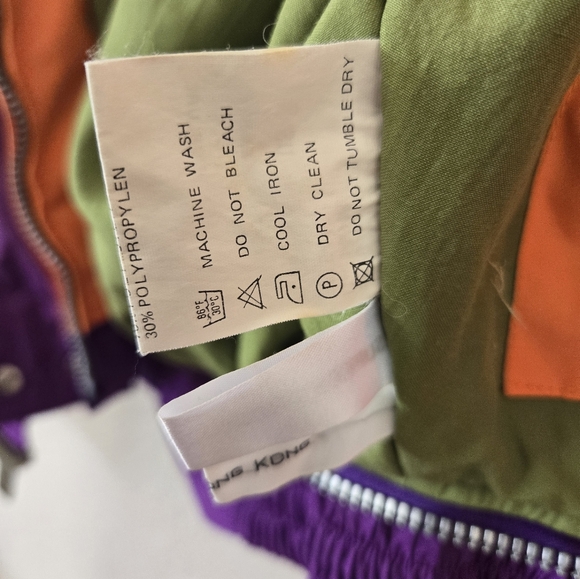 Vintage BOGNER Helicopter Ski Jacket Size women's 8 purple retro Aviation - Picture 11 of 11